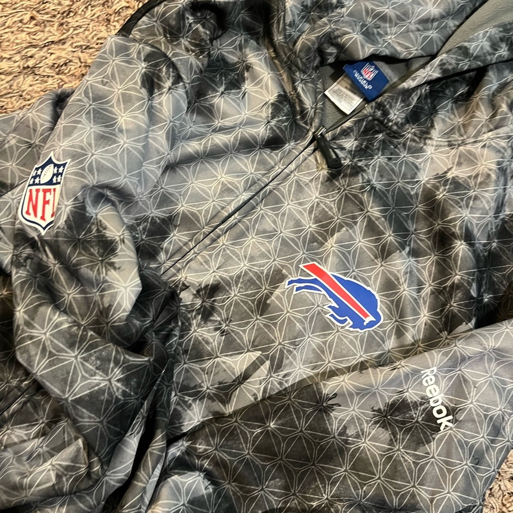 Buffalo Bills Onfield Reebok Zip Up Hoodie sz Large - Picture 3 of 4
